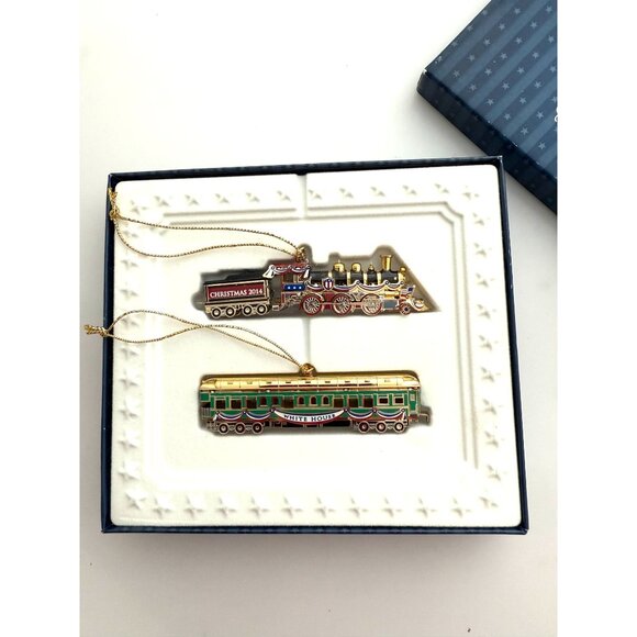 2014 The White House Historical Association - Christmas Ornament - Train Theme - Picture 3 of 6